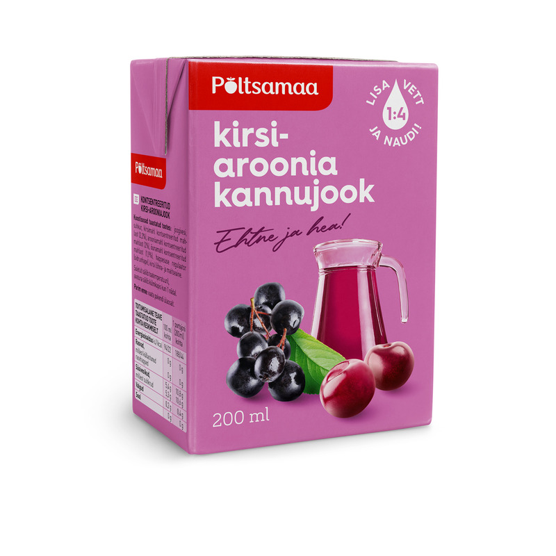 Kirsi-aroonia kannujook, PÕLTSAMAA, 200 ml