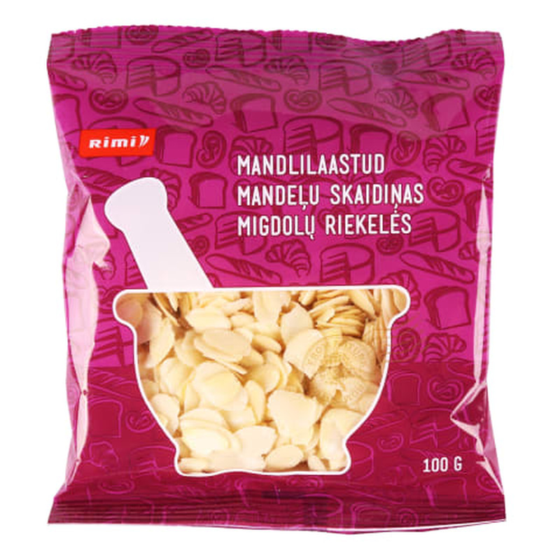 Mandlilaastud, RIMI, 100 g