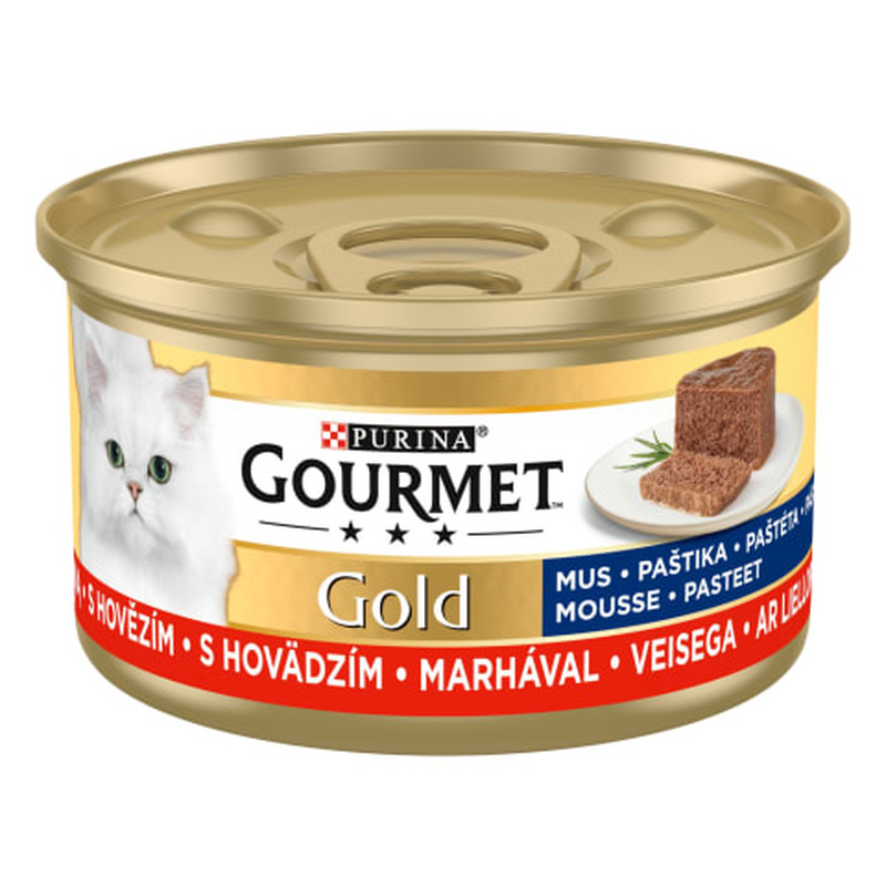 Kiisueine Gourmet gold pasteet loomaliha 85g