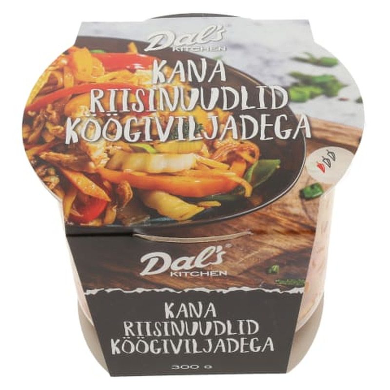 Kana riisnuudlid köögiviljadega 300g