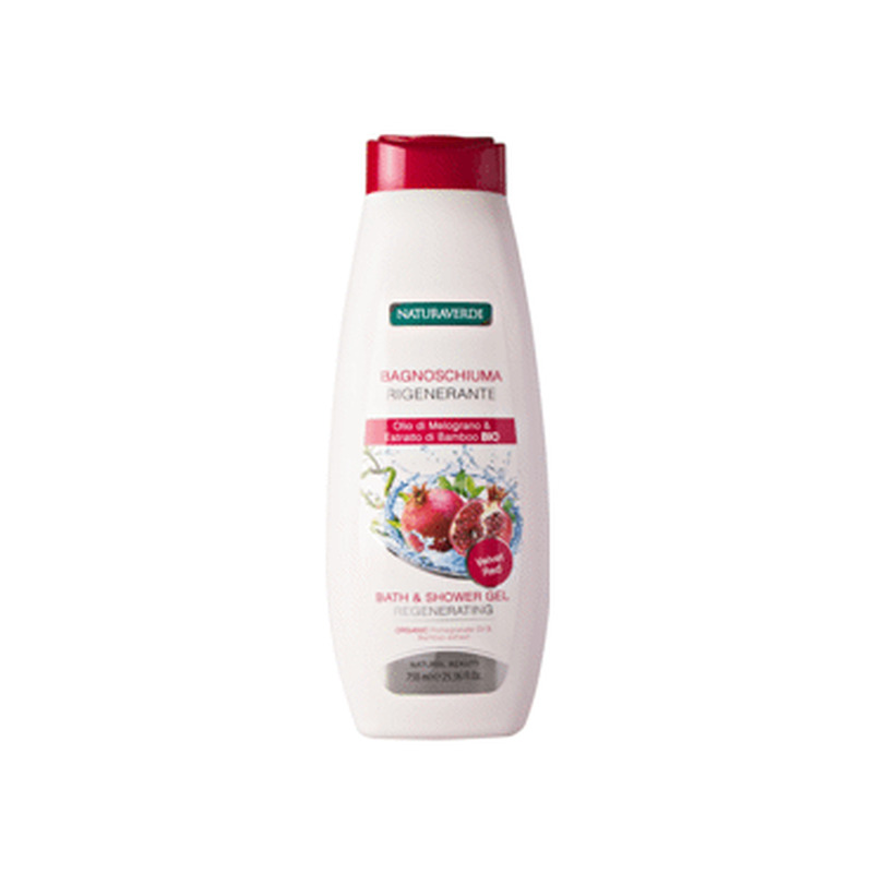 Dušigeel NATURAVERDE Velvet red 750ml