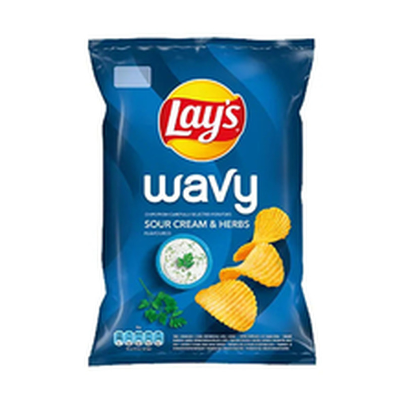 Lay's Wavy Kartulikrõpsud Hapukooremaitselised 120g