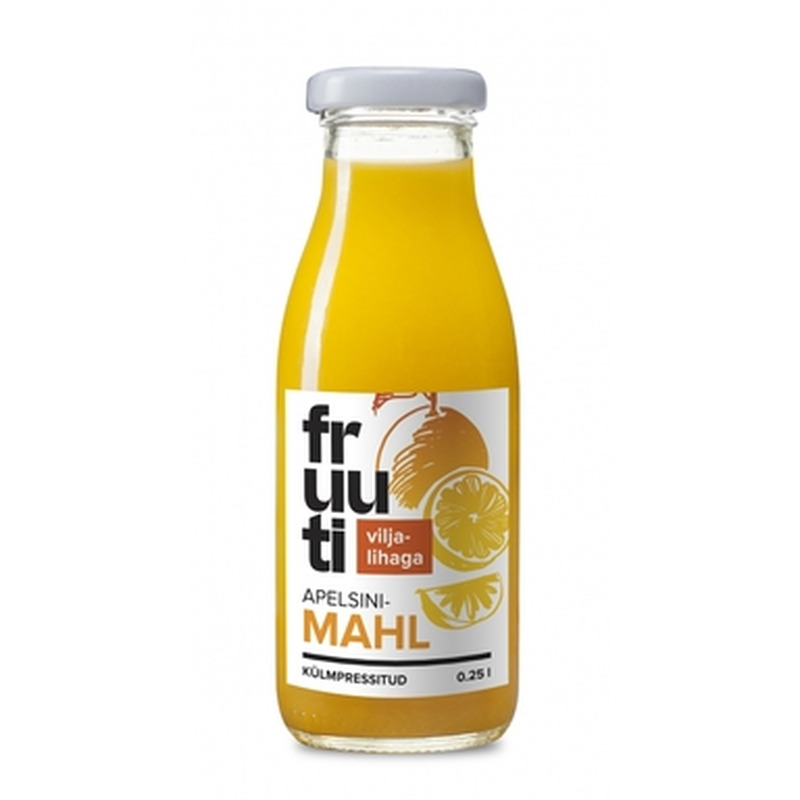 FRUUTI Apelsinimahl viljalihaga 250ml