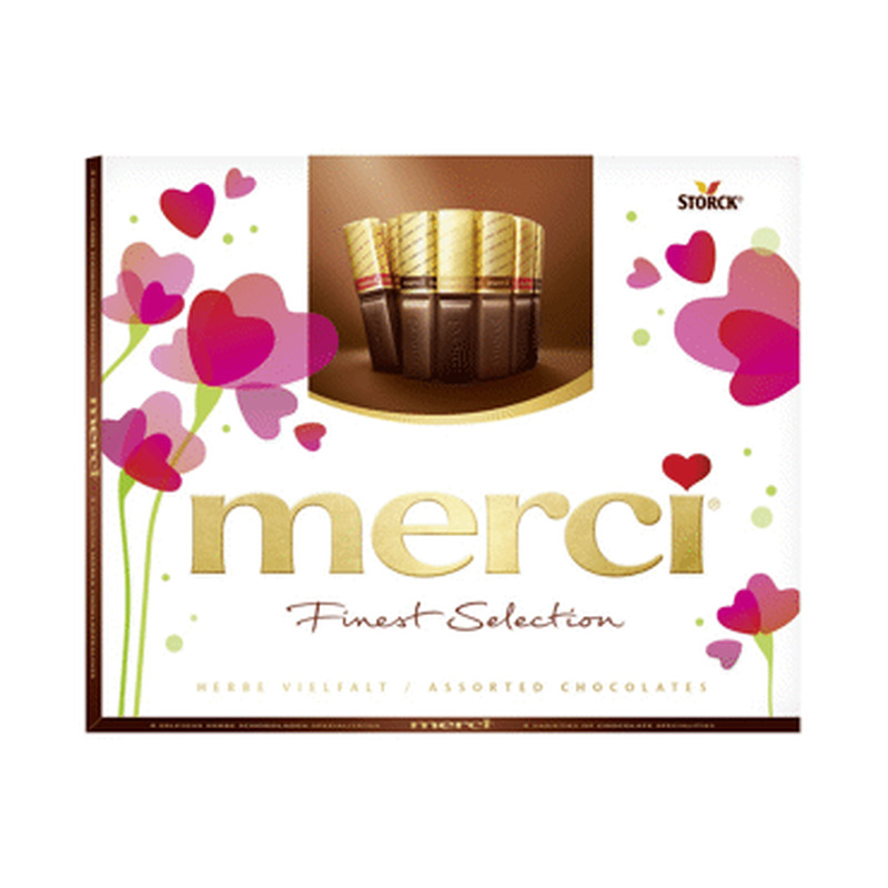 Tumešokolaadi assortii Merci STORCK 250g