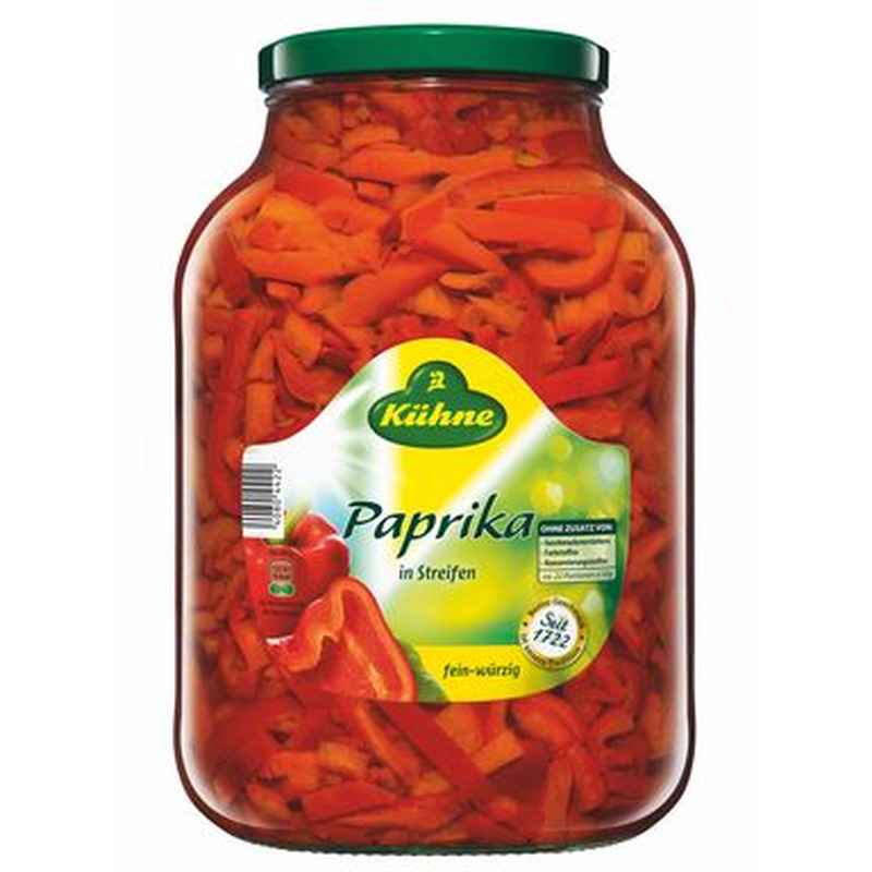 KÜHNE Punase paprika ribad 2,4kg