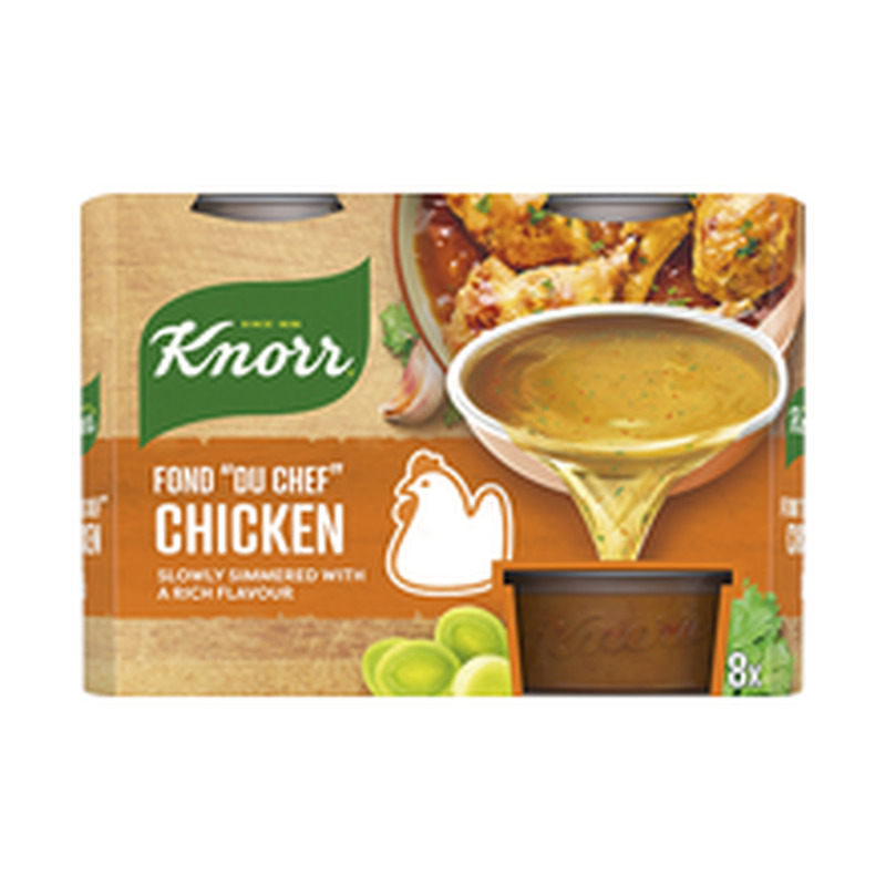 Knorr fond „du chef” kanapuljongikontsentraadi portsjonid 8x28g