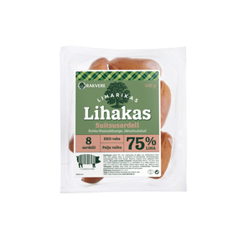 Suitsusardell Lihakas RAKVERE, 400g