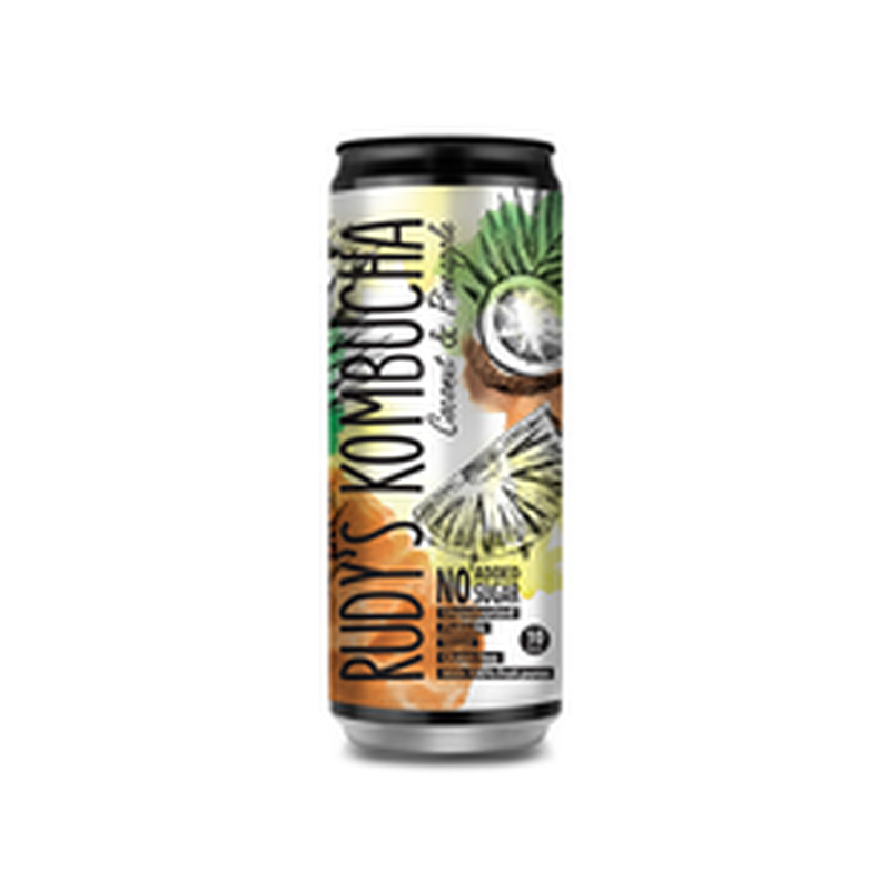 Rudy's Kombucha coconut&pineapple 330ml