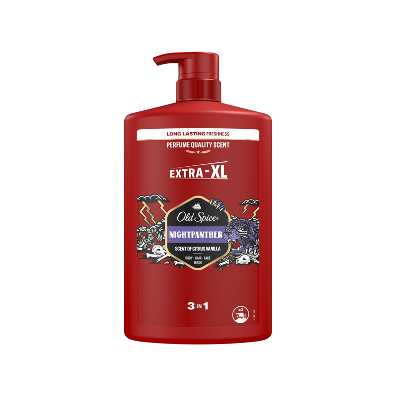 Old Spice Night Panther Meeste Dušigeel Ja Šampoon, 1000ml