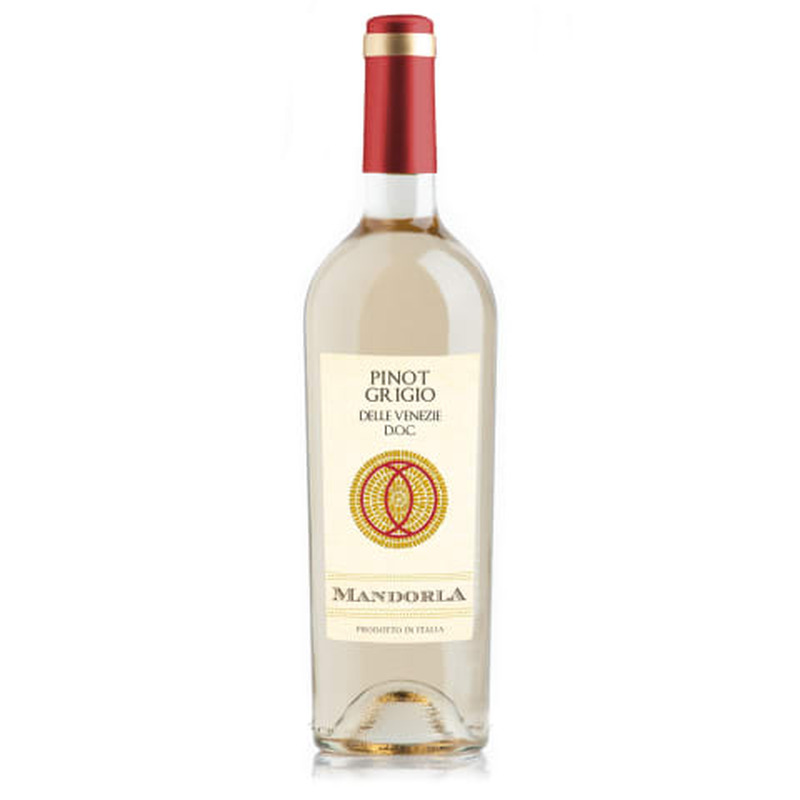 Kaitstud päritolunimetusega vein Mandorla Pinot Grigio 12%vol 0,75l