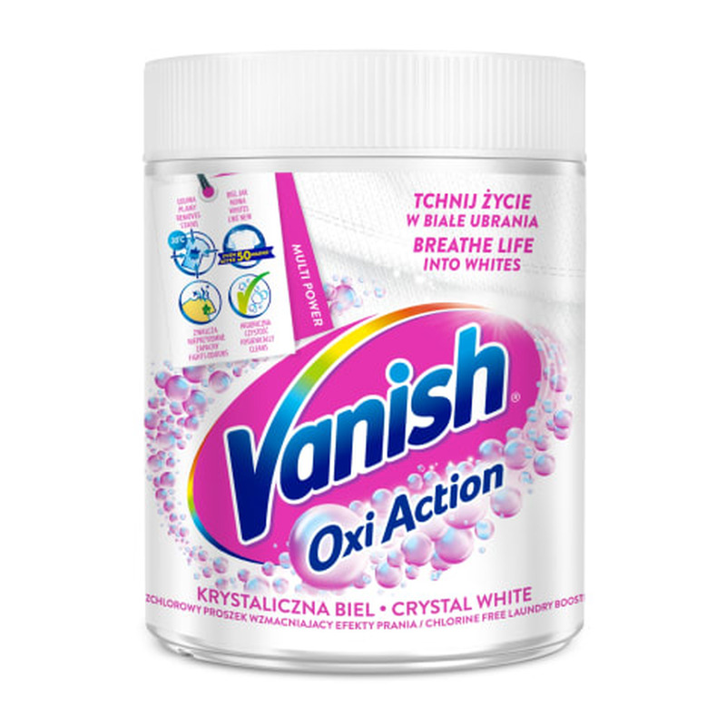 Plekieemaldaja Oxy Action White, VANISH, 470 g