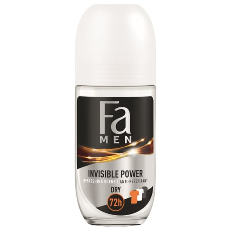 Rulldeodorant Fa Men Xtreme Invisible 50ml