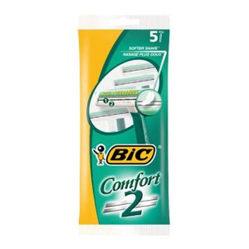 Raseerijad Comfort 2, BIC, 5 tk