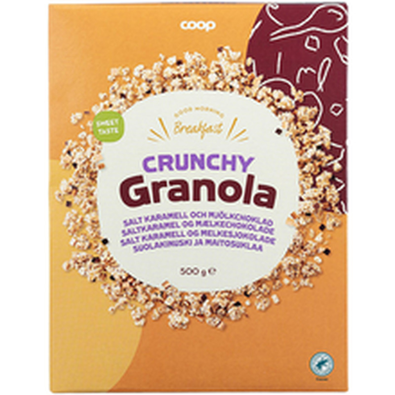 Coop Granola Salted Caramel 500g