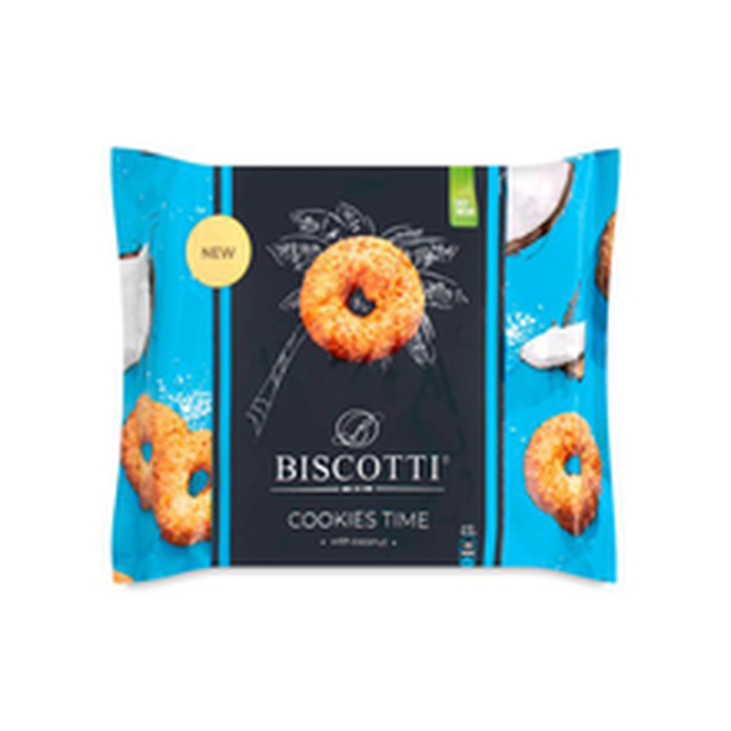 Biscotti küpsis kookoshelvestega 170g