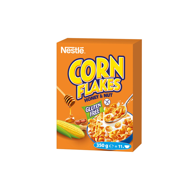 KAST 16 tk! NESTLÉ Corn Flakes mee/pähkli, gluteenivaba 350g