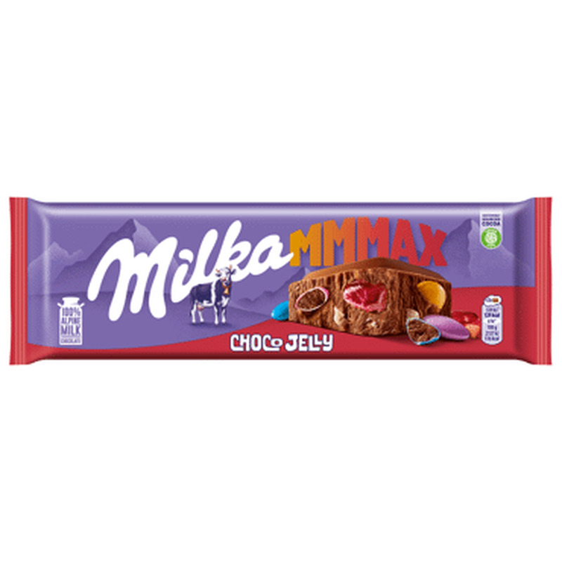 Piimašokolaad Choco Jelly, MILKA, 250 g