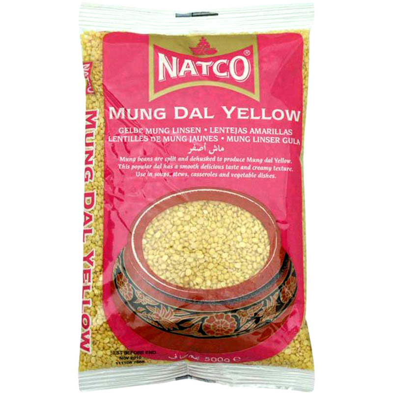 Poolitatud kooritud mungoad (mung dal), NATCO, 500 g