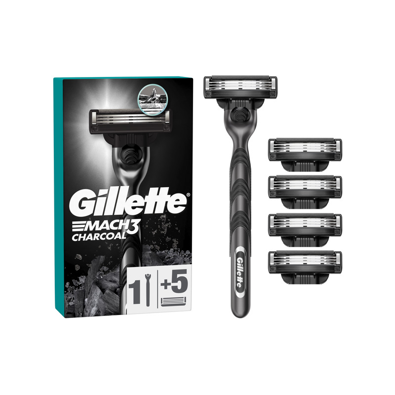 Varuterad Mach3 Charcoal, GILLETTE, 1kmpl