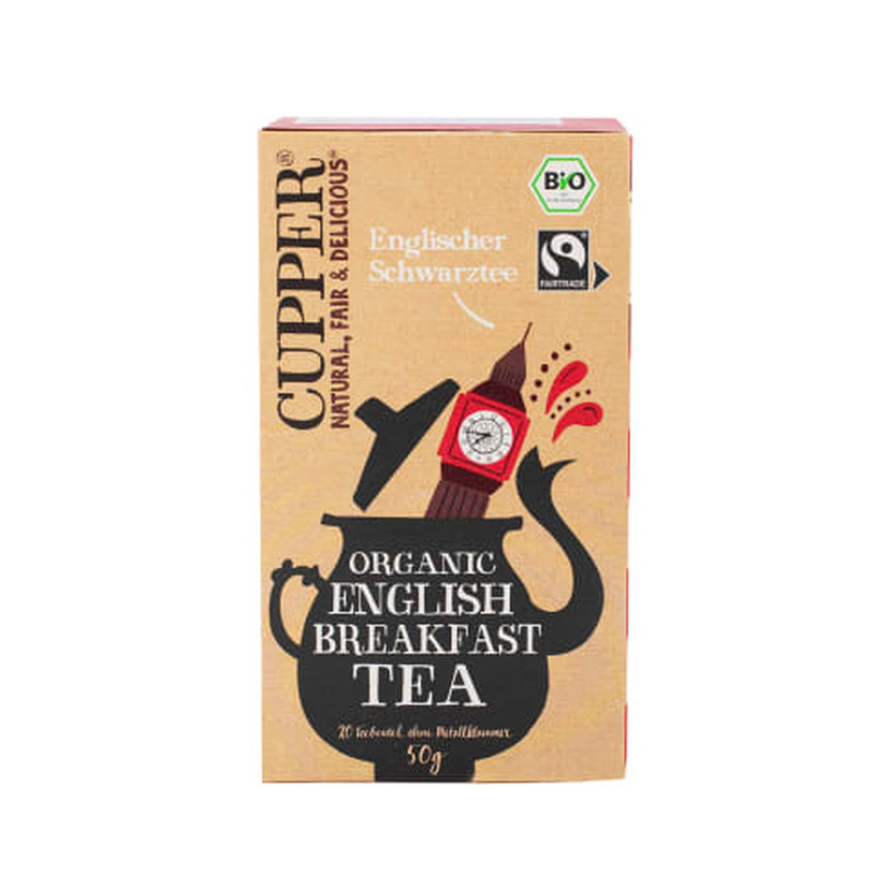 Tee must English Breakfast Cupper Öko 20x2,5g