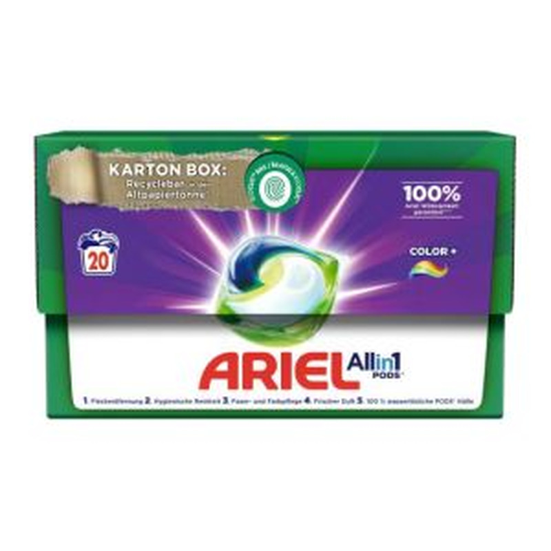 Ariel Color+ pesugeel-kapslid 20tk