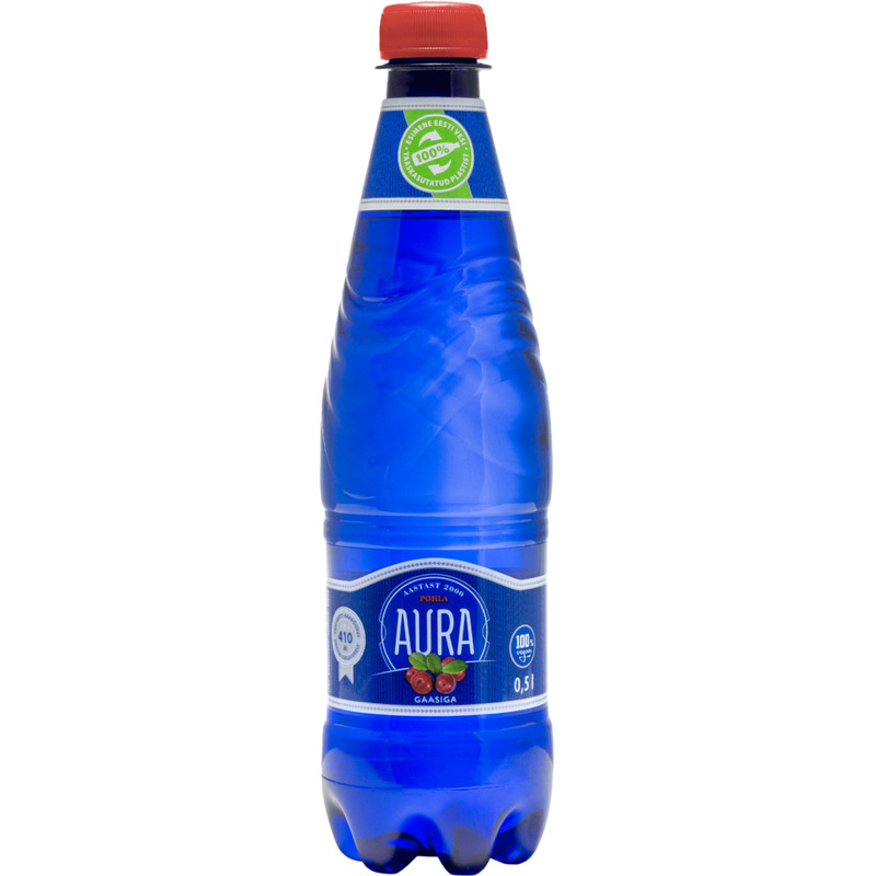 Vesi pohlamaitseline, AURA, 500 ml