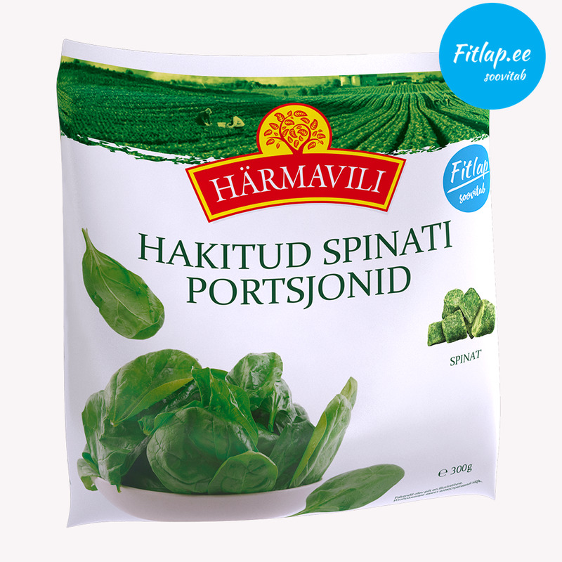 Hakitud spinati portsjonid, HÄRMAVILI, 300 g