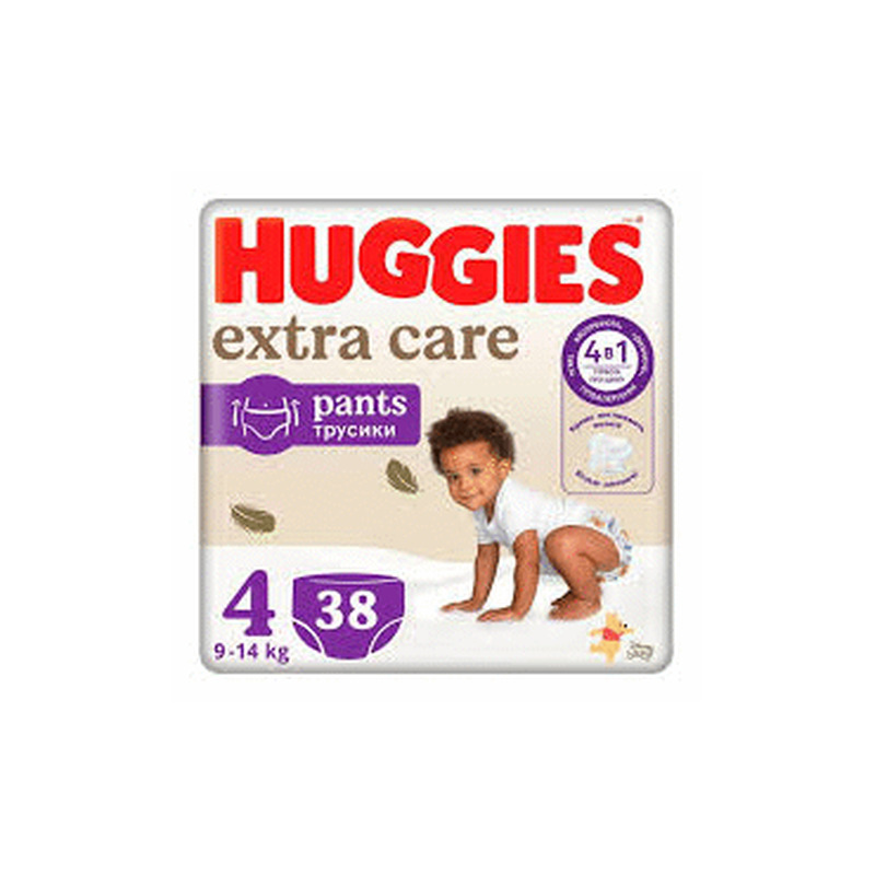 Püksmähkm.HUGGIES ExtraCare4 9-14kg 38tk