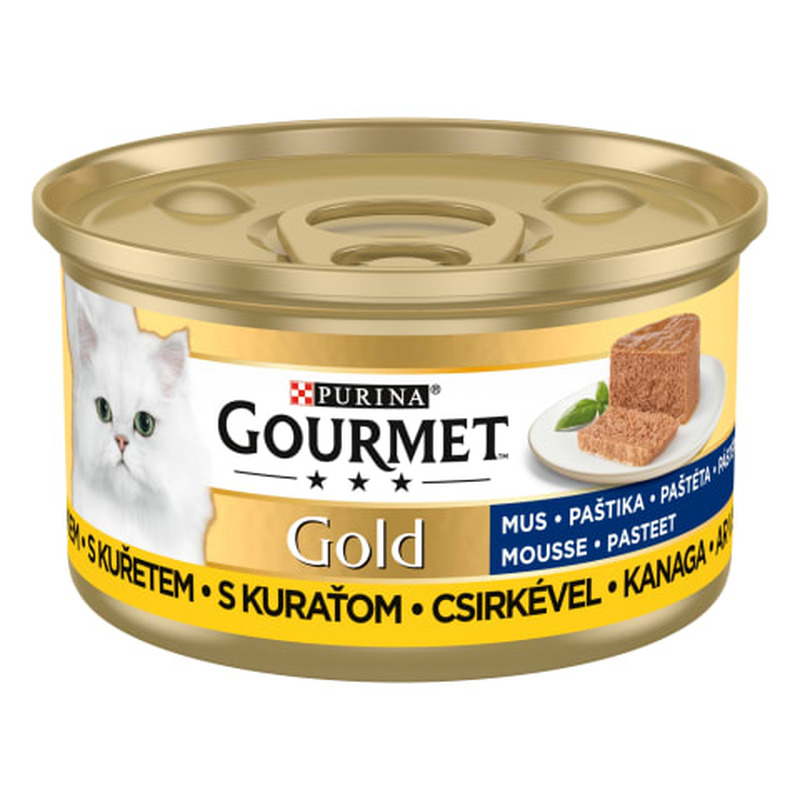 Kassisööt Gourmet Gold kanapasteet, PURINA, 85 g