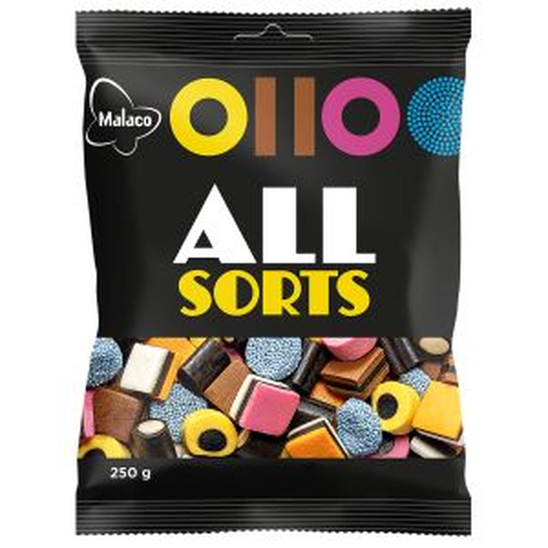 Malaco Lagritsa assortii All Sorts 250g