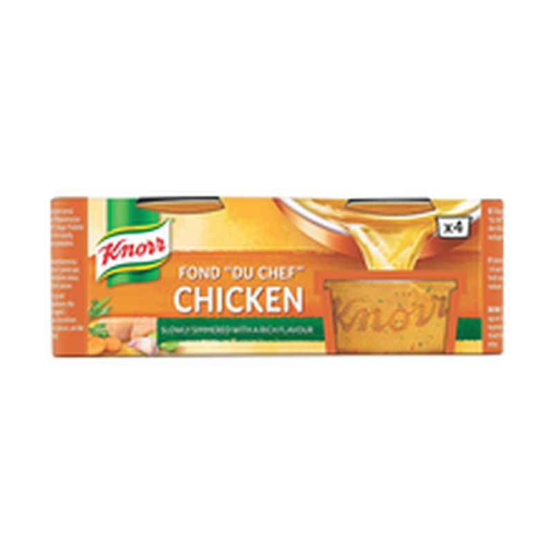 Knorr Fond „du Chef” Chicken kanapuljongikontsentraadi portsjonid 4 × 28g