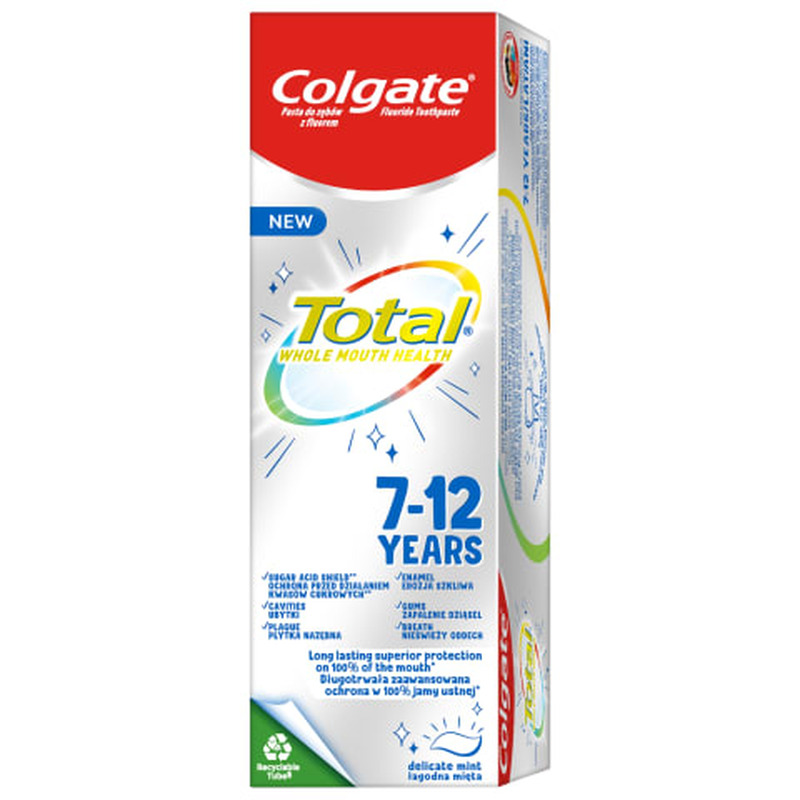 Hambapasta Colgate total junior 50ml 7-12y