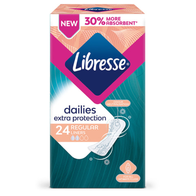 Pesukaitse Libresse Extra Protection Regular, 24tk