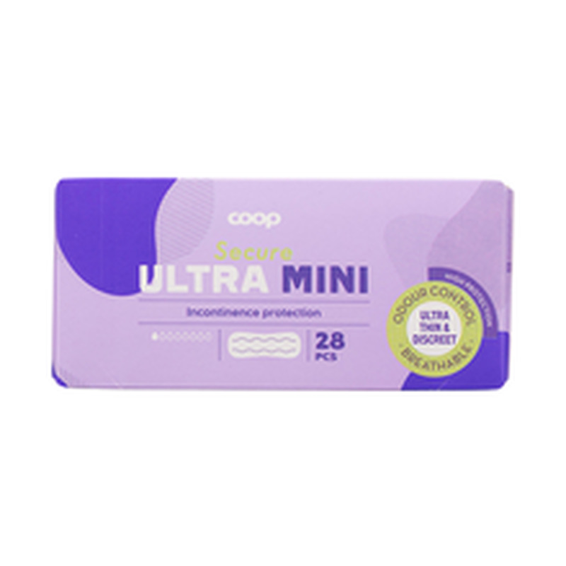 Coop ultra mini inkontinents 28tk