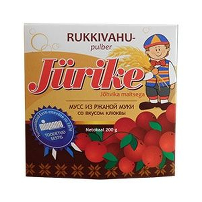 Jürike rukkivahupulber 200g jõhvikamaitseline