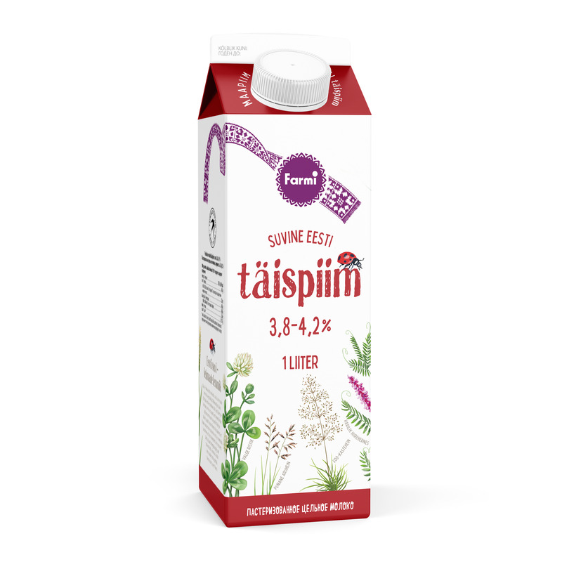 Täispiim 3,8–4,2%, FARMI, 1 L