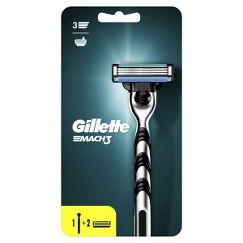 Raseerija Mach3 + 1 varutera, GILLETTE, 1 komplekt