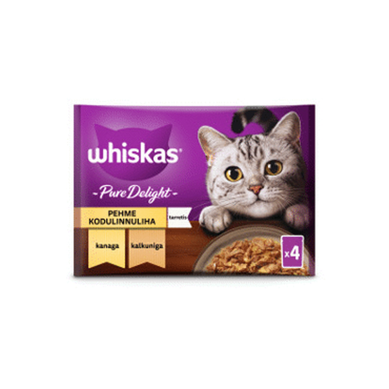 Kiisueine Linnul.tarret.WHISKAS 4x85g1a+