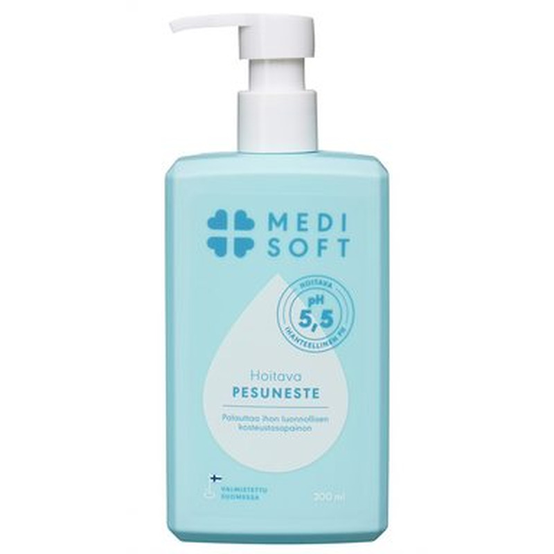 MEDISOFT Pesugeel näole ja kehale 300ml (pumbaga)