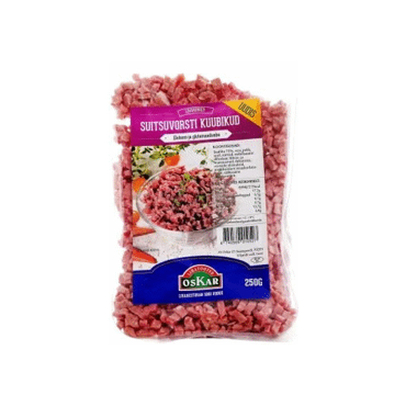 Suitsuvorsti kuubikud OSKAR, 250g