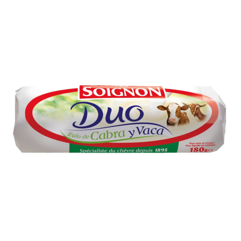 Valgehallitusjuust Duo kahepiimasegust, SOIGNON, 180 g