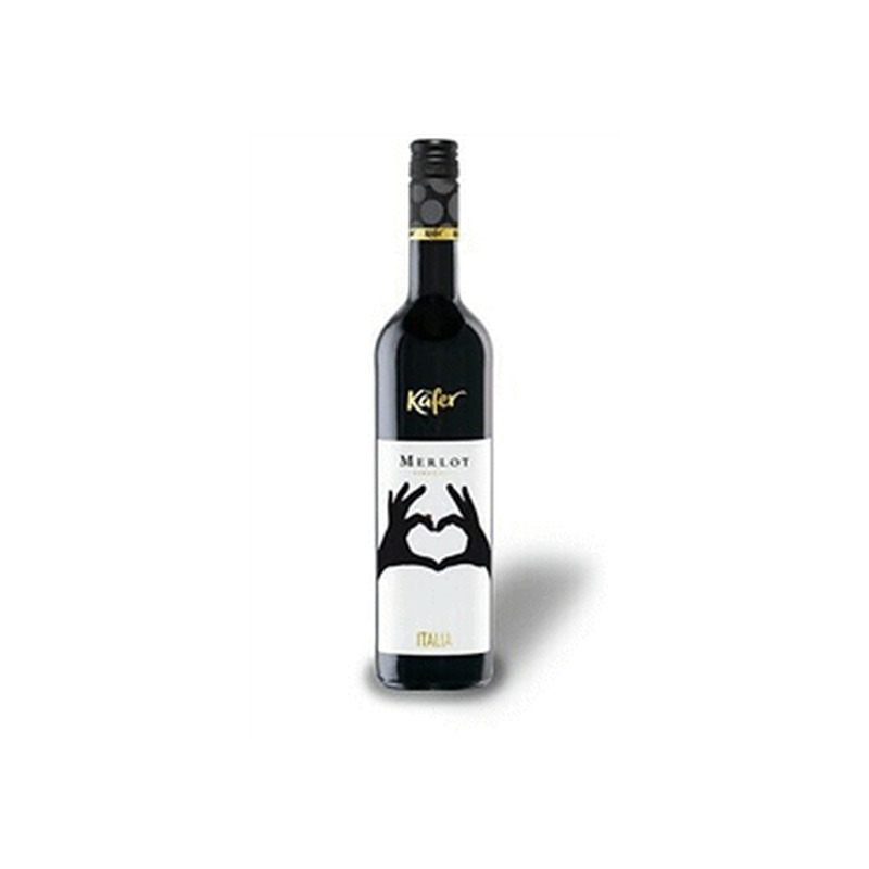 KGT vein KAFER Merlot IGP kuiv 250ml