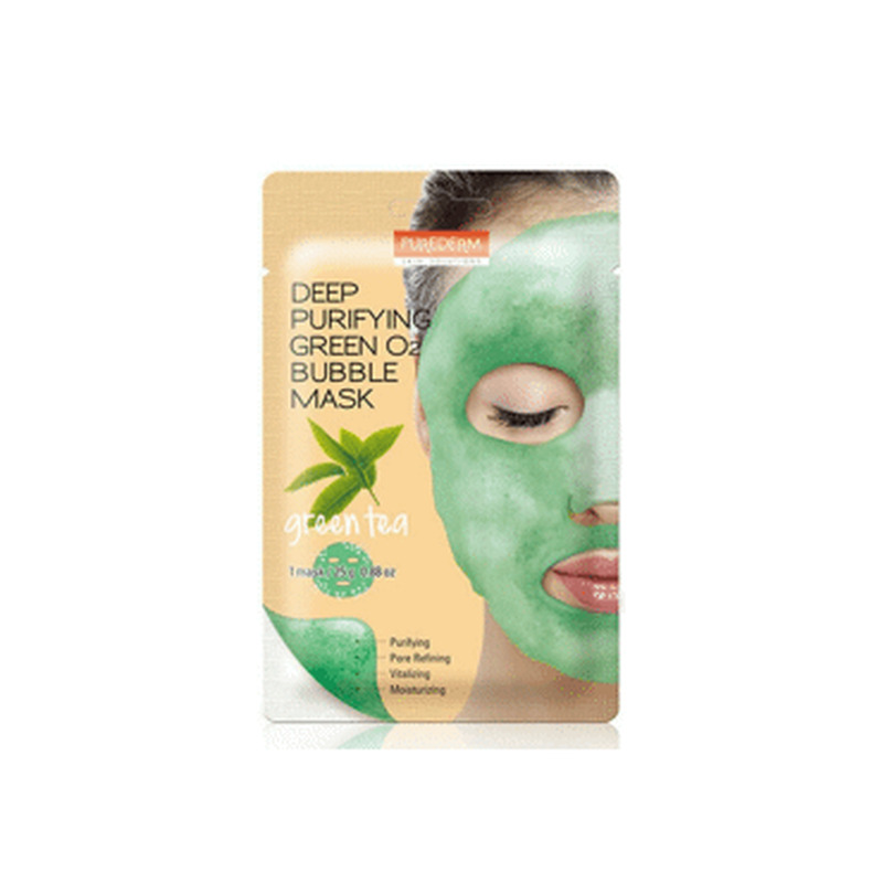 Mullimask näole PUREDERM Green Tea