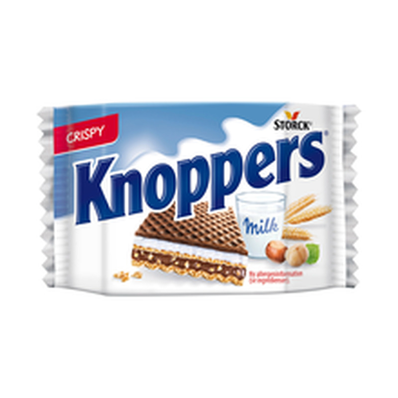 Knoppers piima- ja pähklitäidisega krõbe vahvel 25 g