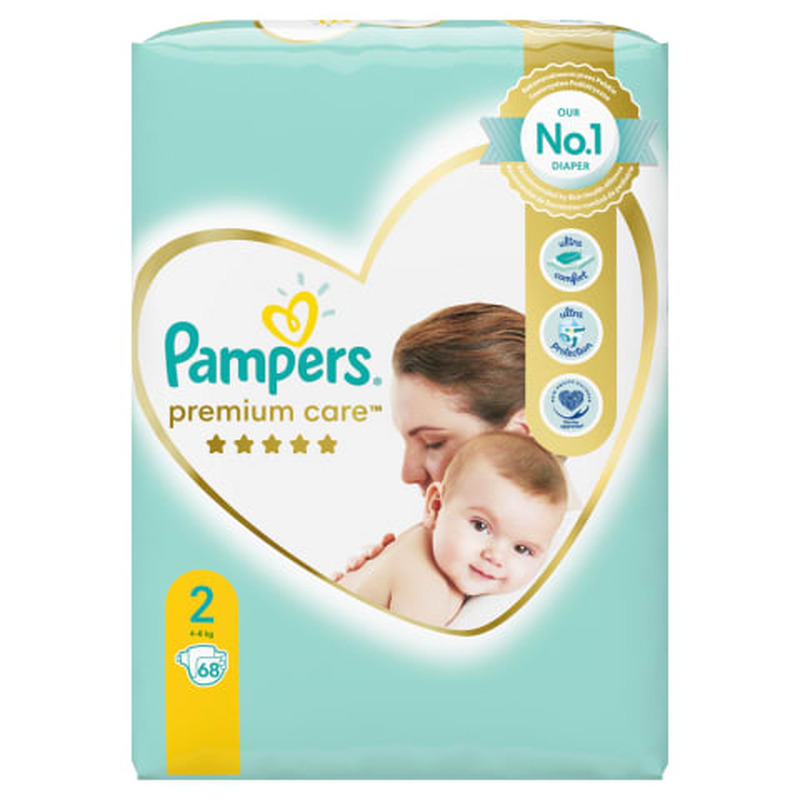 Mähkmed Pampers Premium Care Value Pack S2 4-8kg 68tk