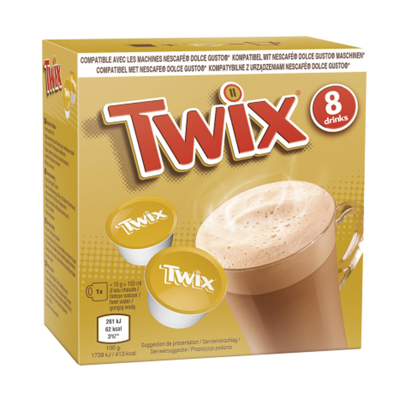 Kakaokapslid Dolce Gusto Twix 8x15g