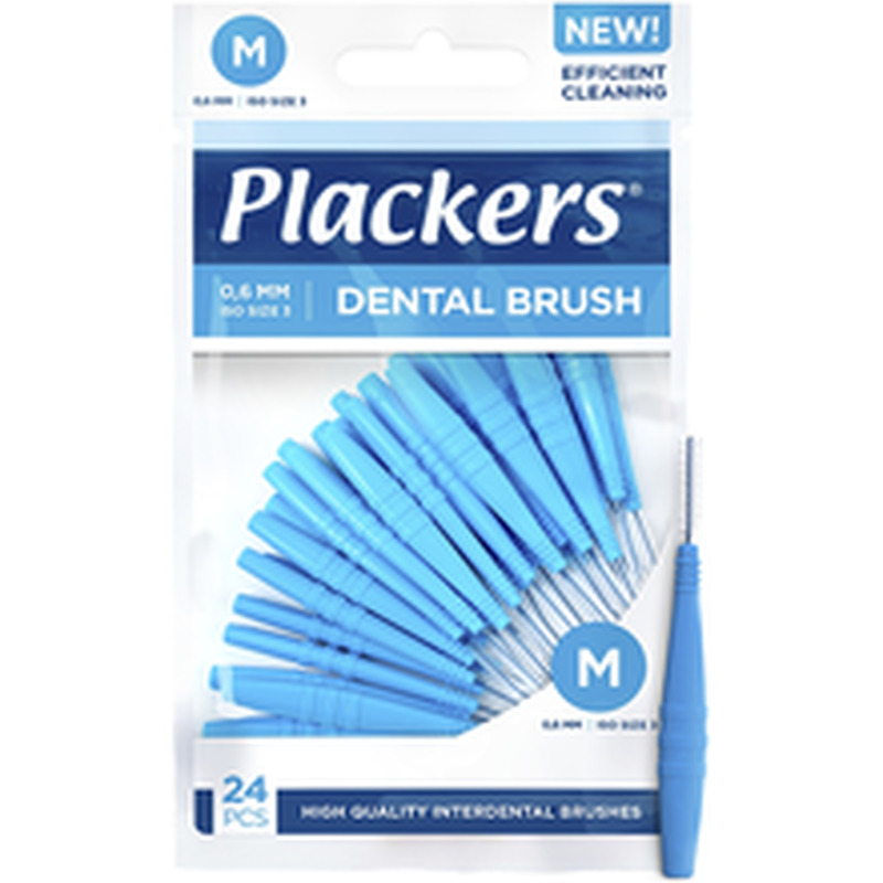 Plackers hambavahepuhasti 0.6mm 24tk