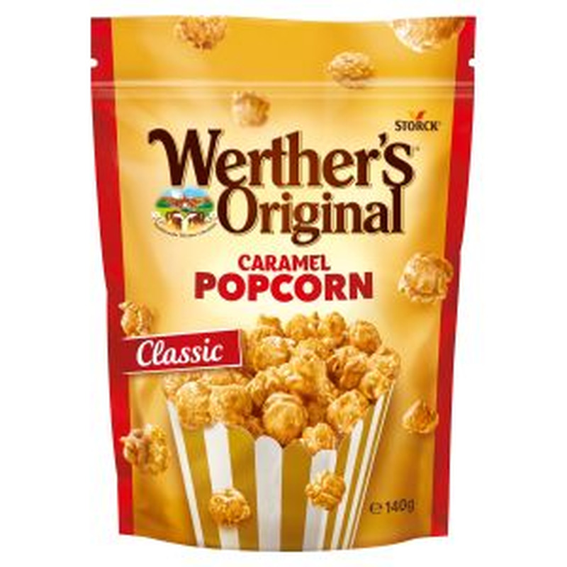 Classic Caramel popcorn, WERTHER'S, 140 g