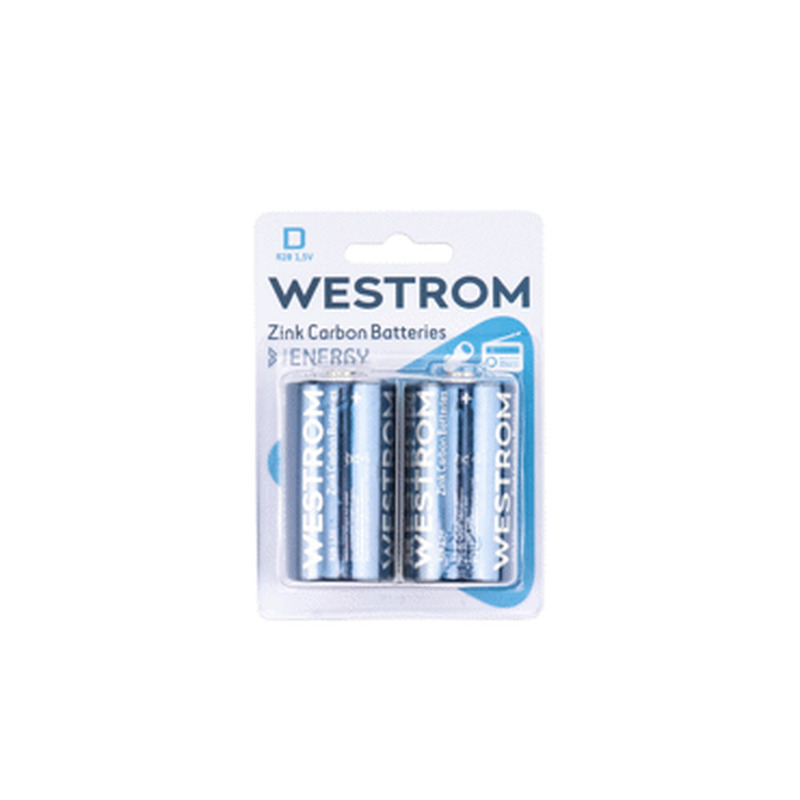 Patareid WESTROM D,2tk,R20,1.5V