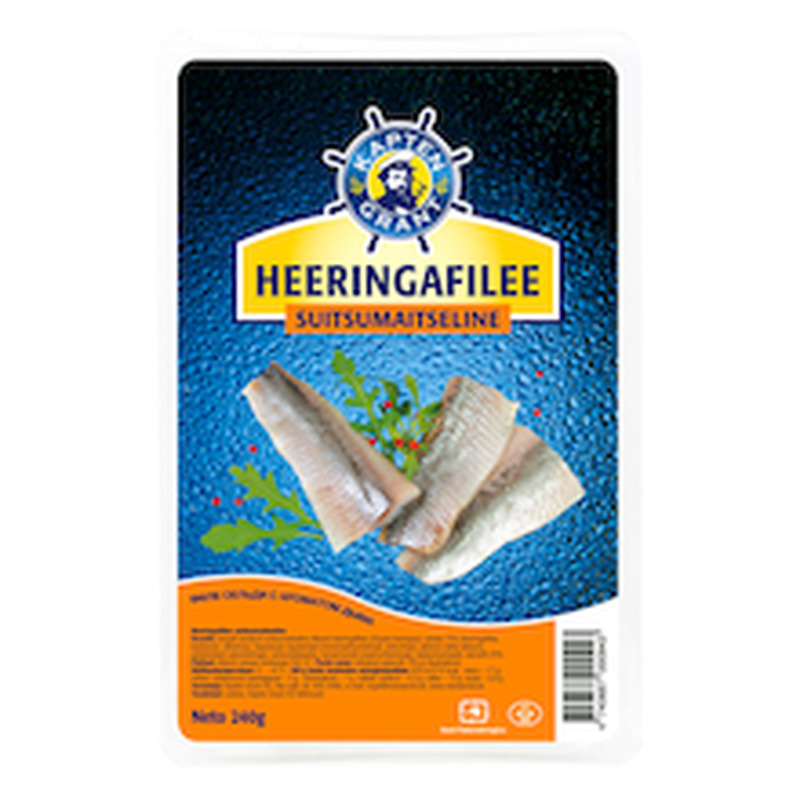 Heeringafilee suitsumaitseline, KAPTEN GRANT, 240 g